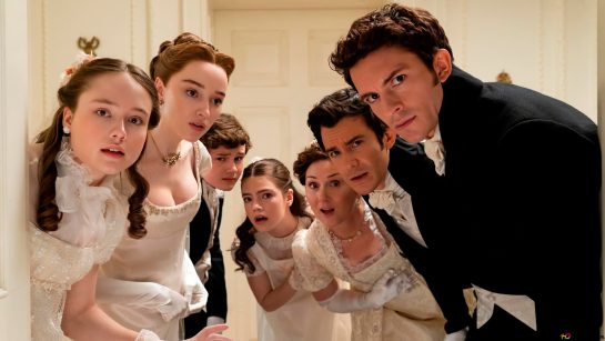 Кадр из 1 серии 2 сезона сериала «Бриджертоны»