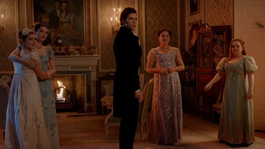 Кадр из 5 серии 3 сезона сериала «Бриджертоны»